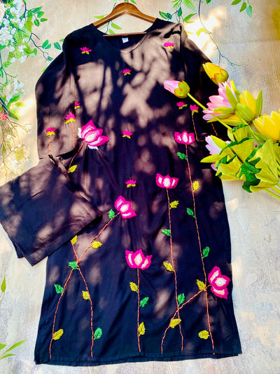 JAGMAG Kurta Set in Black