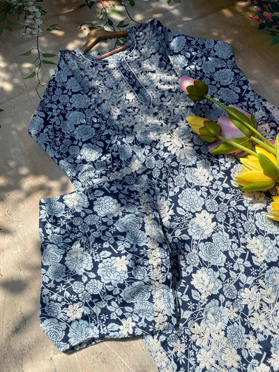 Raahat BLUE KURTA SET