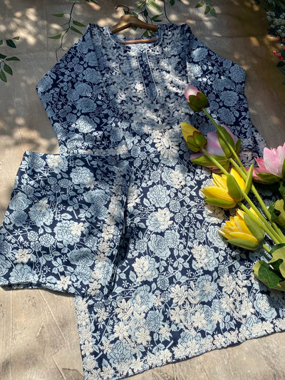 Raahat BLUE KURTA SET