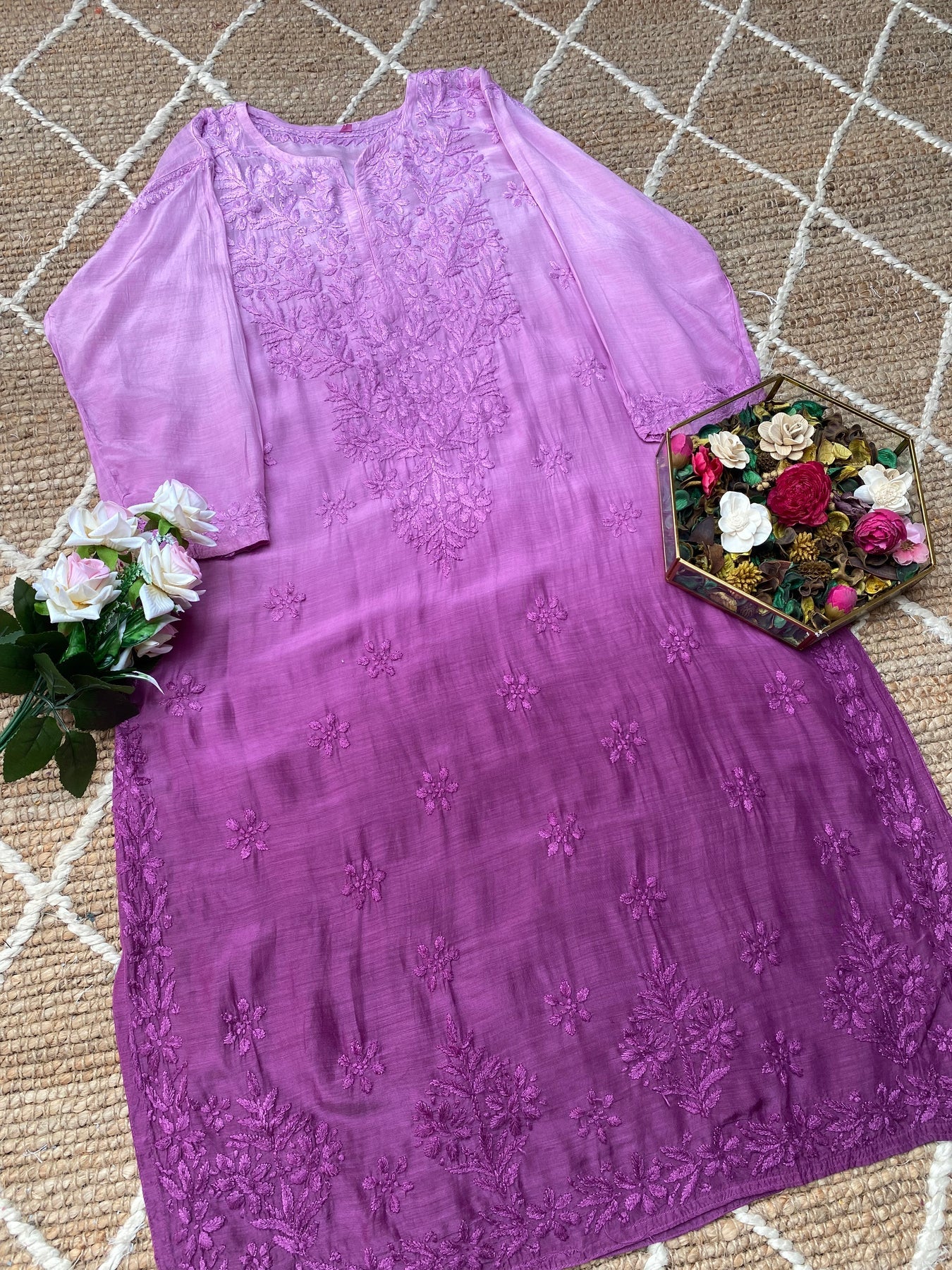 Roohaniyat Ombere Kurta Set