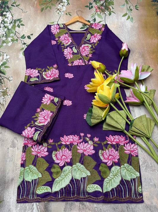 Noor rangin Kurta Set