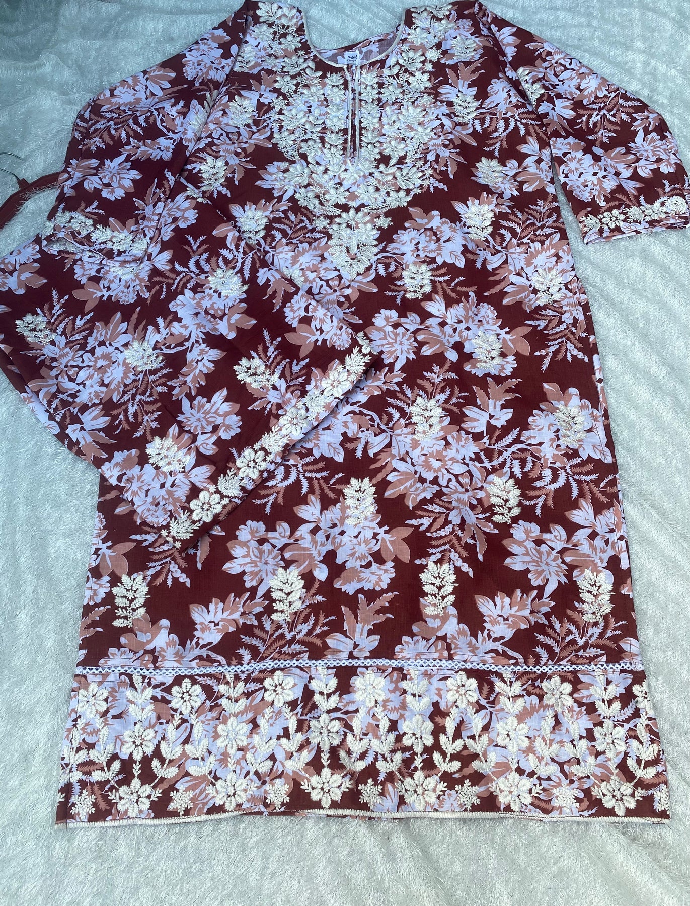 Mahira Authentic Lucknowi Kurta Palazzo Set