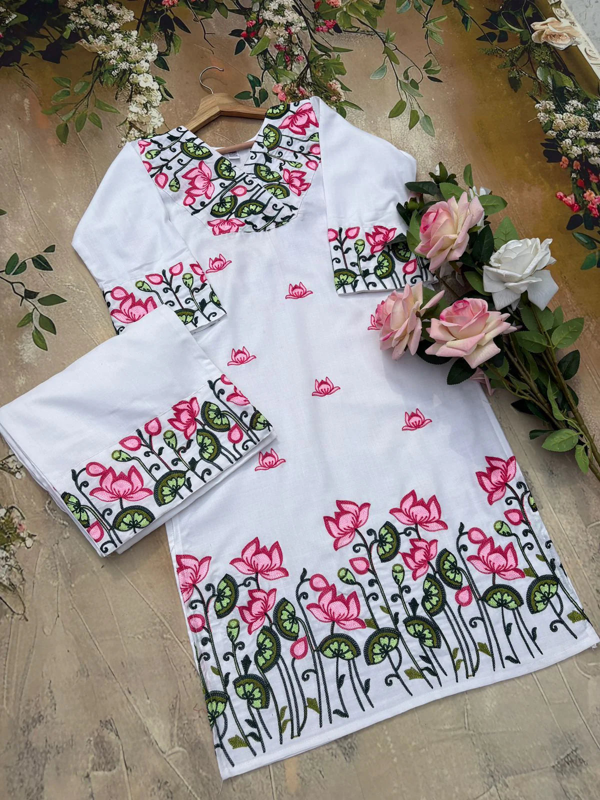 Noor rangin Kurta Set